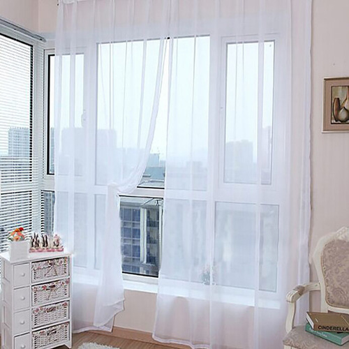 Pañales Transparentes Para Puertas Y Ventanas De Color Puro