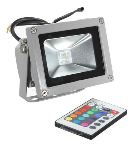 Reflector Led 10w Rgb 16 Colores Control Remoto , Para 220 W