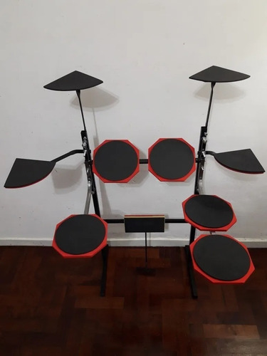 Imagen 6 de 7 de Batería Muda D Practica Silenciosa Demon 10 Pads Fabricantes