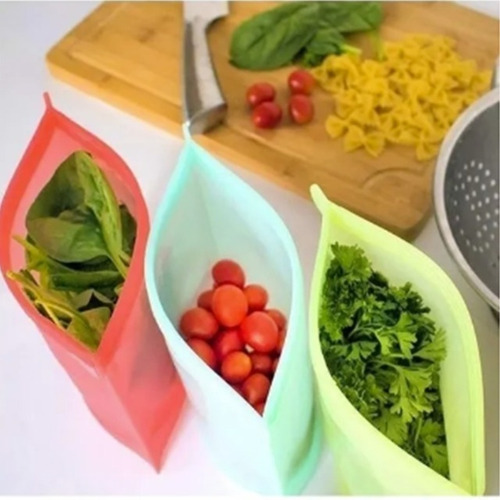 Imagen 3 de 10 de Bolsa Silicona Reutilizable Multifuncional 1.5 Lt - 100% Eco