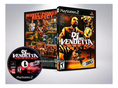 Ps 2 Def Jam Vendetta / Premium / De Colección