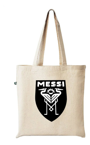 Tote Bag Estampado Messi 35 X 40 Cm.