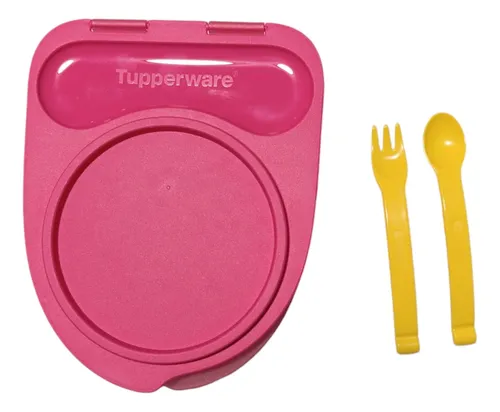 comprar Tupperware Recipiente Lunch System Con Cubiertos 