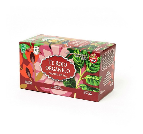 Té Rojo Orgánico Hierbas Del Oasis Pack X 3 Cajas