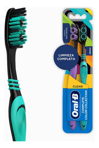 Cepillos Dentales Oral-b Clean Medio Complete Color  2 Un