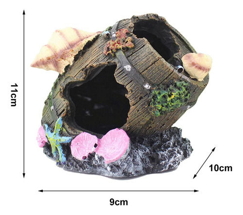 Decoración De Acuario De Resina Para Peces, Escondite, Refug