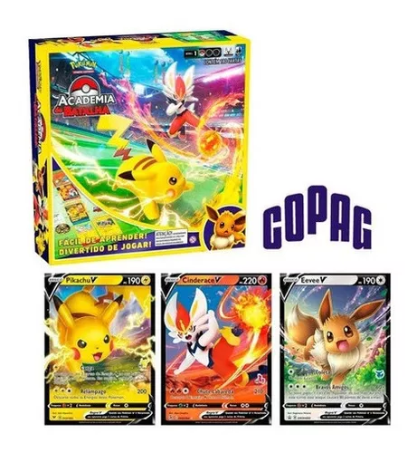 Jogo de Cartas Pokemon Academia de Batalha Tabuleiro Cards - Loja