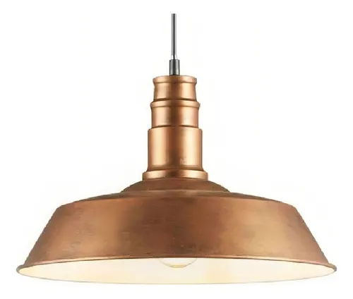 Lampara Vintage Colgante Dorada - Iluminacion Techo Luz