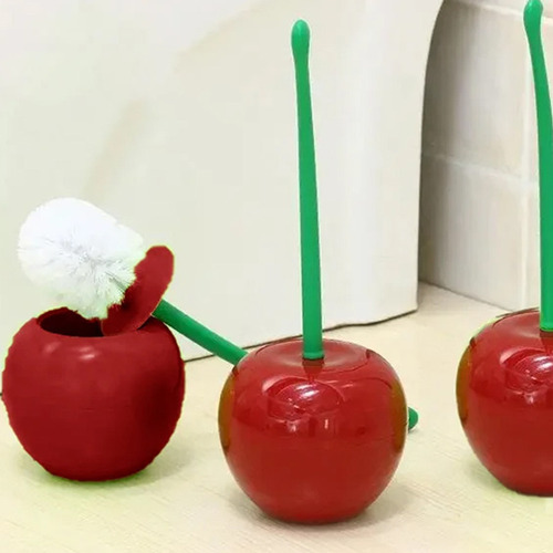 Juego De Portaescobillas Con Forma De Cerezo Y Accesorios De
