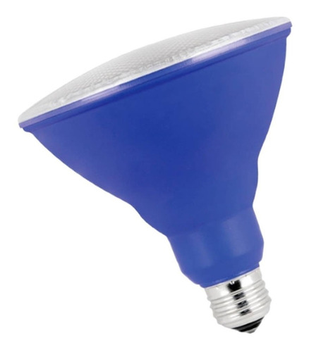 Pack 4 Lampara Led Par38 6w E27 Azul