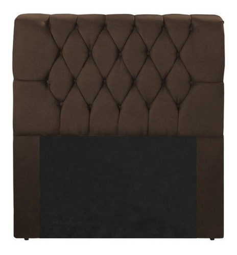 Cabeceira Marina Cama Box Solteiro 1,00 Suede Cores Cor Suede Marrom