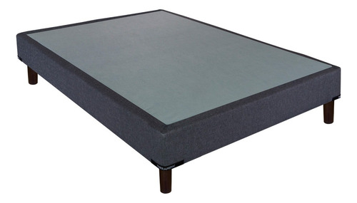 Base Box Invididual Therapedic Lyra Gris Color Gris Oscuro