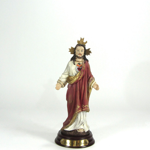 Estatuilla Sagrado Corazón De Jesús 14 Cm