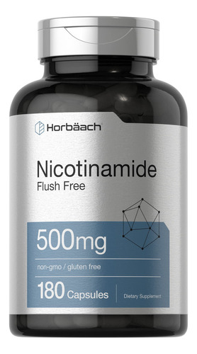 Nicotinamida 500 Mg 180 Cap Horbaach