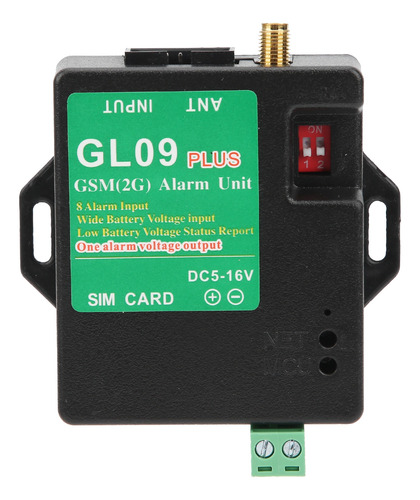 Módulo De Alarma Inalámbrico Gl09plus De 8 Canales Gsm