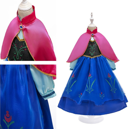 /disfraz De Frozen De Disney, Vestido De Princesa,