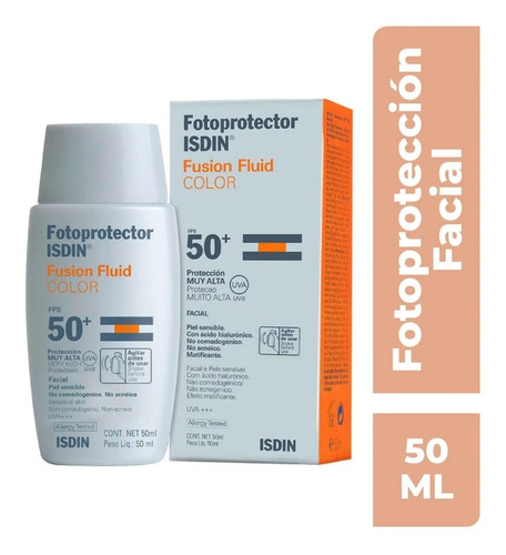 Isdin Fotoprotector Fusion Fluid Color Fps50+ 50ml