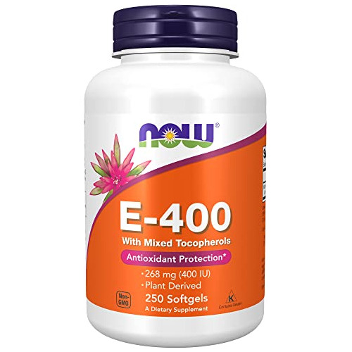 Ahora E-400 Vitamina E-400 Iu Mt Softgels Con Vysoo