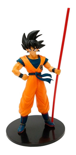 Figura Dragon Ball Z Goku Baculo Muñeco Anime Super Saiyan 