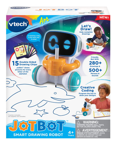 Robô De Desenho Vtech Jotbot Com Mais De 280 Atividades, Mai