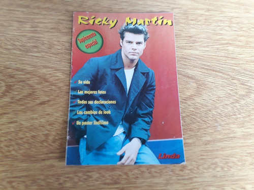 Suplemento Especial De Revista Linda Ricky Martin Muy Bueno 