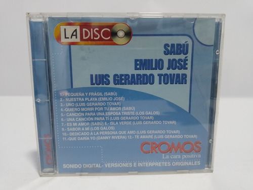 Cd Sabu / Emilio José / Luis Tovar / Cromos 