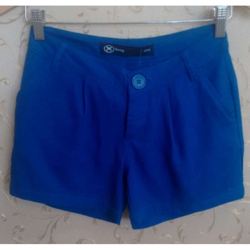 Shorts Linho Hering Kklb - Azul - Delabela Calçados
