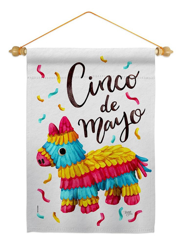 Set De Banderines Breeze Decor Con Forma De Piñata Mayo Para