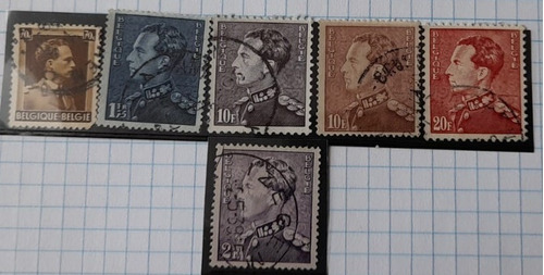 Sello Postal - Bélgica - Leopoldo Iii ( 1936 )