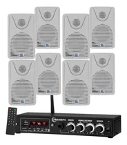 Comprar Som Ambiente Bravox Taramps 8 Caixas Receiver Casa Comercio