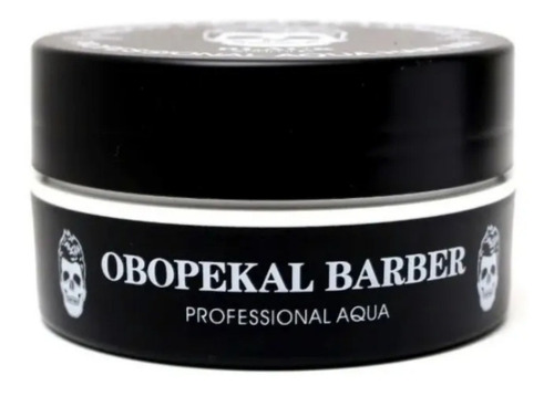 Imagen 3 de 3 de Cera Gel Obopekal Para Barba Y Cabello 200ml Barberia Negra