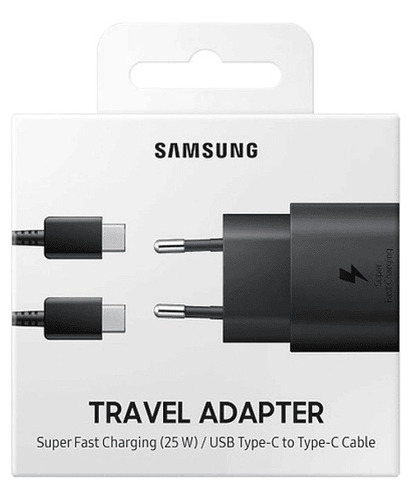 Cargador Samsung Super Fast Charging Typo-c A Typo-c + Cable