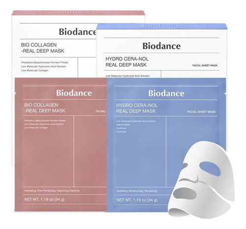 Biodance Mask 2 In 1: Biocollagen & Hydro Cera-nol Deep Mask