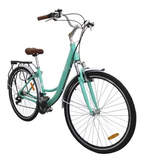 Bicicleta Monk Classic 21 Velocidades Rodada 28 Shimano Color Aqua