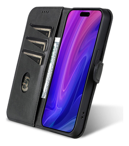 Funda Tipo Cartera Para Oppo A5 2020 4g/a5 Pro 5g Tarjetero, Cierre Magnético, Funda De Piel, Protectora