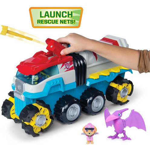Paw Patrol, Patroller Motorized Vehicle Con 3 Figuras De Acc