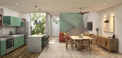 Casa En Privada Con Alberca, Dzitya, Kantera