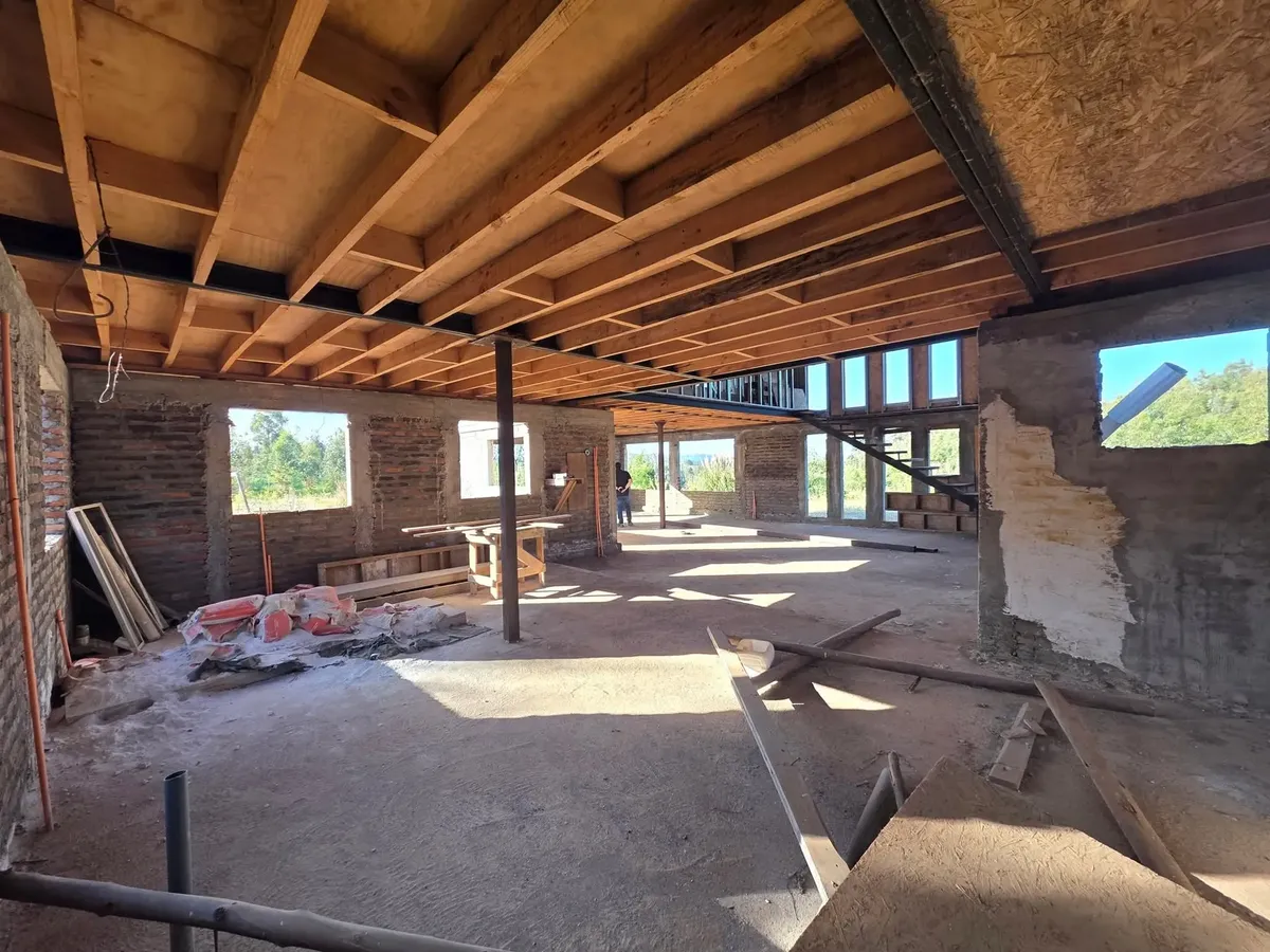 Imagen 4 de 20 de Casa Casona Semiterminada, 25 Min De Concepción, Copiulemu,