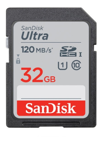 Memoria Sandisk Ultra 32gb Uhs-i Class 10 Sd 120mb/s