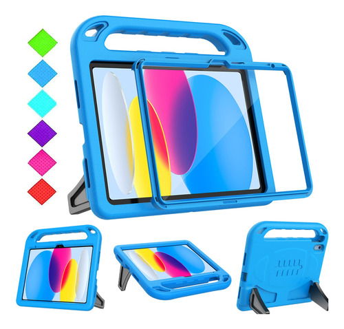 Bmouo Funda Infantil Para iPad De 10 Generacin De 10.9 Pulga