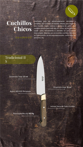 Imagen 2 de 6 de Cuchillo Chico Surubí S