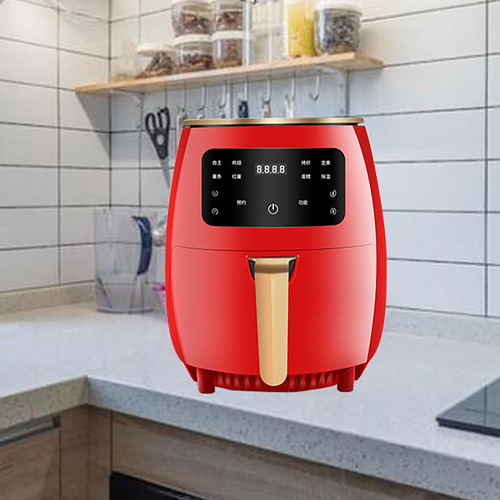 Freidora Aire Smart Multifunción 4.5l Temperatura Ajustable Rojo