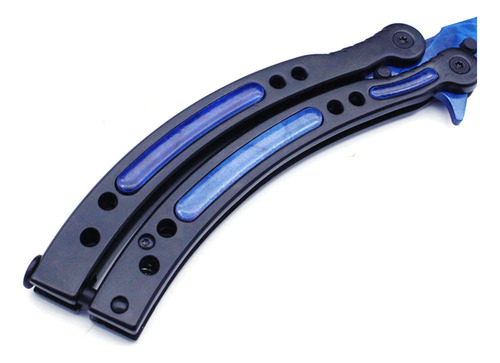 Peine Plegable De Acero Inoxidable Con Forma De Mariposa Par