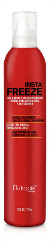 Mousse Definidor De Rizos Freeze Nutrapel 300g Insta Freeze