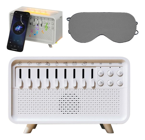 Humidificador De Sonido Blanco For Dormir, Con 8 Grupos De
