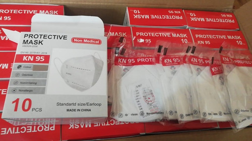 Mascarilla Kn95 Importada Paq X 10 Unidades