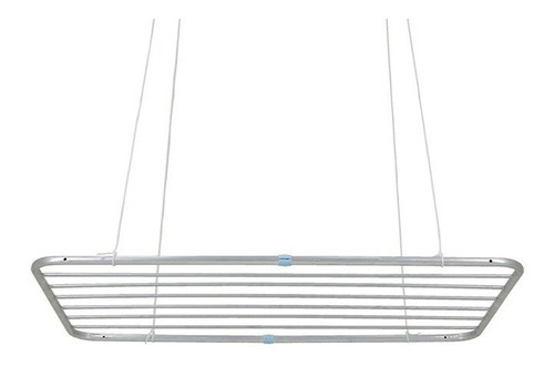 Varal De Teto Em Alumínio 90 Cm Bel Casa Apartamento Até 9Kg Branco