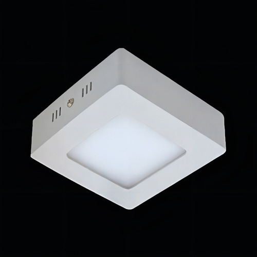 Plafon Sobrepor 6w Mini Luminaria Led Quadrada 8,5cm Teto