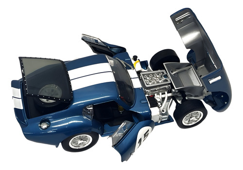 Shelby Cobra Daytona Coupe 1965 #15 - Az Road Signature 1/18 Azul