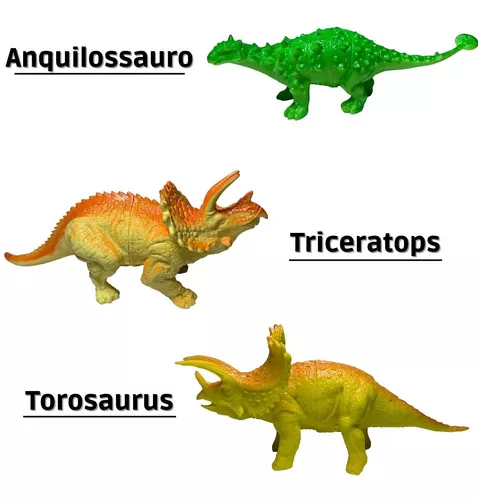 dinossauros coloridos inovadores conjunto dinossauro durável